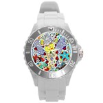 Supersonic ladybug angel power Round Plastic Sport Watch (L)