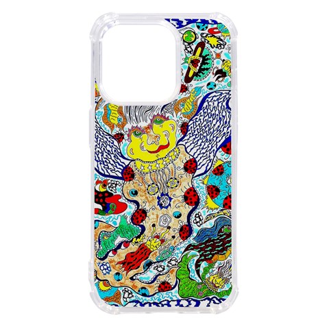 Supersonic ladybug angel power iPhone 14 Pro TPU UV Print Case from ArtsNow.com Front