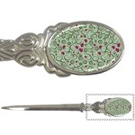 Swirls Foliage Leaves Green Letter Opener