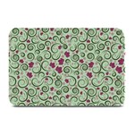 Swirls Foliage Leaves Green Plate Mats