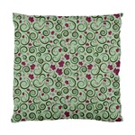 Swirls Foliage Leaves Green Standard Cushion Case (Two Sides)