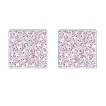 Sweet Kawaii Kitty Pattern (ai) Bk Cufflinks (Square)