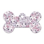 Sweet Kawaii Kitty Pattern (ai) Bk Dog Tag Bone (Two Sides)