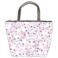 Sweet Kawaii Kitty Pattern (ai) Bk Bucket Bag from ArtsNow.com Front