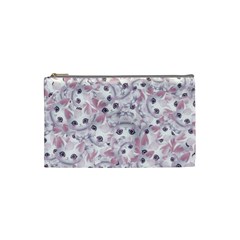 Sweet Kawaii Kitty Pattern (ai) Bk Cosmetic Bag (Small) from ArtsNow.com Front