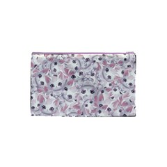 Sweet Kawaii Kitty Pattern (ai) Bk Cosmetic Bag (Small) from ArtsNow.com Back