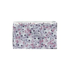 Sweet Kawaii Kitty Pattern (ai) Bk Cosmetic Bag (Small) from ArtsNow.com Back