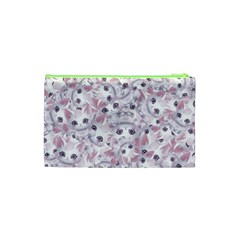 Sweet Kawaii Kitty Pattern (ai) Bk Cosmetic Bag (Small) from ArtsNow.com Back