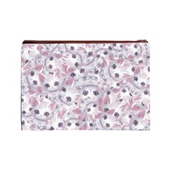 Sweet Kawaii Kitty Pattern (ai) Bk Cosmetic Bag (Large) from ArtsNow.com Back