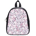 Sweet Kawaii Kitty Pattern (ai) Bk School Bag (Small)