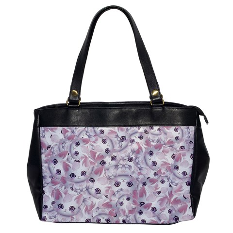 Sweet Kawaii Kitty Pattern (ai) Bk Oversize Office Handbag from ArtsNow.com Front