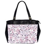 Sweet Kawaii Kitty Pattern (ai) Bk Oversize Office Handbag (2 Sides)