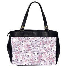 Sweet Kawaii Kitty Pattern (ai) Bk Oversize Office Handbag (2 Sides) from ArtsNow.com Back