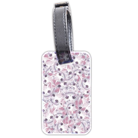 Sweet Kawaii Kitty Pattern (ai) Bk Luggage Tag (two sides) from ArtsNow.com Front