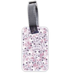 Sweet Kawaii Kitty Pattern (ai) Bk Luggage Tag (two sides) from ArtsNow.com Back