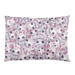 Sweet Kawaii Kitty Pattern (ai) Bk Pillow Case (Two Sides) from ArtsNow.com Front