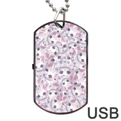 Sweet Kawaii Kitty Pattern (ai) Bk Dog Tag USB Flash (Two Sides) from ArtsNow.com Back