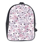 Sweet Kawaii Kitty Pattern (ai) Bk School Bag (XL)