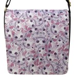 Sweet Kawaii Kitty Pattern (ai) Bk Flap Closure Messenger Bag (S)