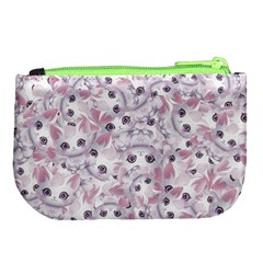 Sweet Kawaii Kitty Pattern (ai) Bk Large Coin Purse from ArtsNow.com Back