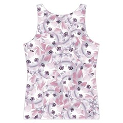 Sweet Kawaii Kitty Pattern (ai) Bk Sport Tank Top  from ArtsNow.com Back