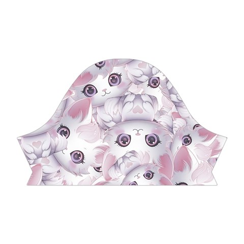 Sweet Kawaii Kitty Pattern (ai) Bk Short Sleeve V Left Sleeve