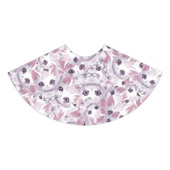 Sweet Kawaii Kitty Pattern (ai) Bk Midi Sleeveless Dress from ArtsNow.com Skirt Front