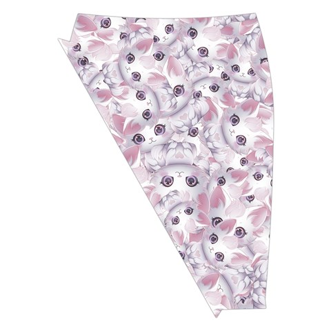 Sweet Kawaii Kitty Pattern (ai) Bk Midi Wrap Pencil Skirt from ArtsNow.com Front Left