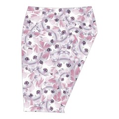 Sweet Kawaii Kitty Pattern (ai) Bk Midi Wrap Pencil Skirt from ArtsNow.com  Front Right 