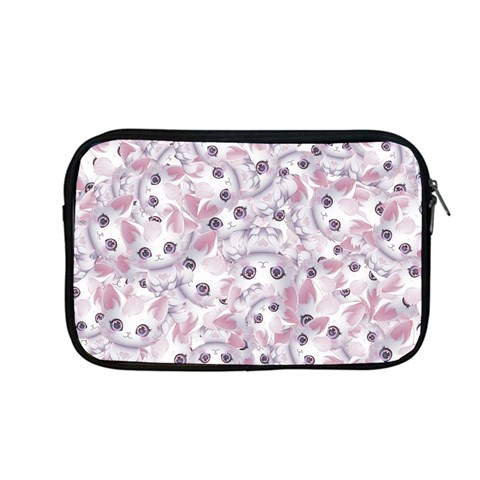 Sweet Kawaii Kitty Pattern (ai) Bk Apple MacBook Pro 13  Zipper Case from ArtsNow.com Front