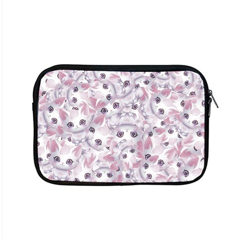 Sweet Kawaii Kitty Pattern (ai) Bk Apple MacBook Pro 15  Zipper Case from ArtsNow.com Front