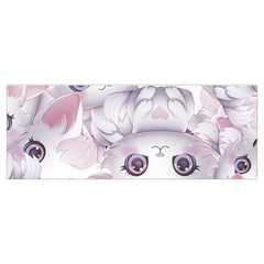 Sweet Kawaii Kitty Pattern (ai) Bk Everyday Shoulder Bag with Pouch Bag from ArtsNow.com Tab