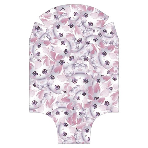 Sweet Kawaii Kitty Pattern (ai) Bk Luggage Cover (Small) from ArtsNow.com Front