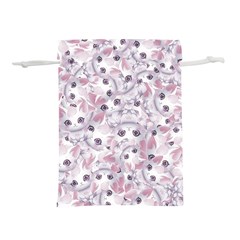 Sweet Kawaii Kitty Pattern (ai) Bk Lightweight Drawstring Pouch (M) from ArtsNow.com Front