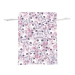 Sweet Kawaii Kitty Pattern (ai) Bk Lightweight Drawstring Pouch (L)