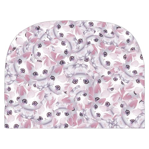 Sweet Kawaii Kitty Pattern (ai) Bk Make Up Case (Medium) from ArtsNow.com Front