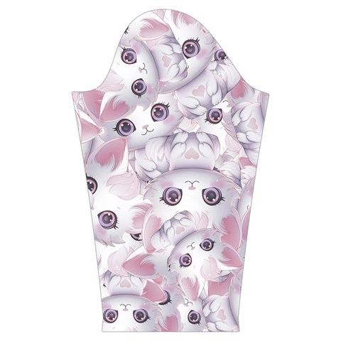 Sweet Kawaii Kitty Pattern (ai) Bk Kids  Midi Sailor Dress from ArtsNow.com Sleeve Left