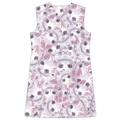 Sweet Kawaii Kitty Pattern (ai) Bk Kids  Long Sleeve Velvet Lounge Robe from ArtsNow.com Back