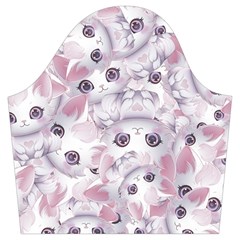 Sweet Kawaii Kitty Pattern (ai) Bk Trumpet Sleeve Cropped Top from ArtsNow.com Sleeve Right