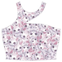 Sweet Kawaii Kitty Pattern (ai) Bk Cut Out Top from ArtsNow.com Front