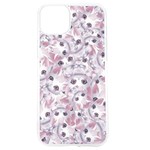 Sweet Kawaii Kitty Pattern (ai) Bk iPhone 15 TPU UV Print Case