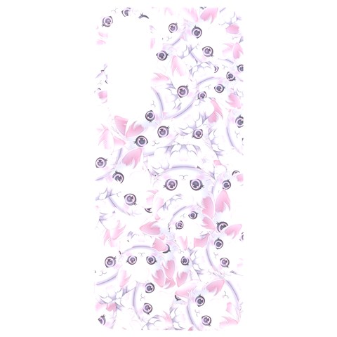 Sweet Kawaii Kitty Pattern (ai) Bk Samsung Galaxy S24 Plus 6.7 Inch Black TPU UV Case from ArtsNow.com Front