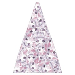 Sweet Kawaii Kitty Pattern (ai) Bk Automatic Folding Umbrella with Case (Large) from ArtsNow.com 13.71 x19.92  Umbrella - 2