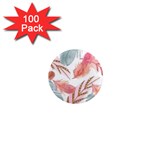 Feathers, Boho, Cute, Feather, Pastel 1  Mini Magnets (100 pack) 