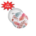 Feathers, Boho, Cute, Feather, Pastel 1.75  Buttons (10 pack)