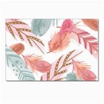 Feathers, Boho, Cute, Feather, Pastel Postcards 5  x 7  (Pkg of 10)