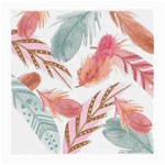 Feathers, Boho, Cute, Feather, Pastel Medium Glasses Cloth