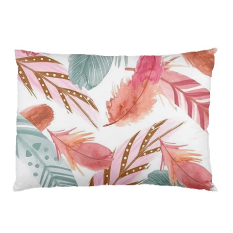 Feathers, Boho, Cute, Feather, Pastel Pillow Case from ArtsNow.com 26.62 x18.9  Pillow Case