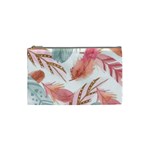 Feathers, Boho, Cute, Feather, Pastel Cosmetic Bag (Small)