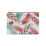 Feathers, Boho, Cute, Feather, Pastel Cosmetic Bag (Medium)